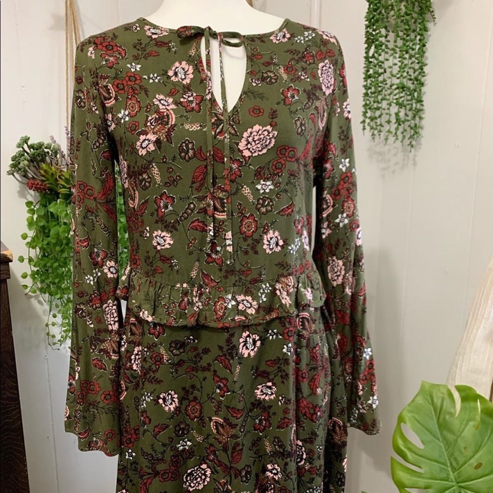 Mini olive dress